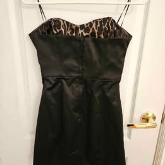 Guess Strapless Satin Dress - Size XS (3) - Picture 2 of 4